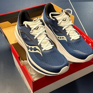 Saucony NEW Men's Omni22 Blue and White Athletic Shoes